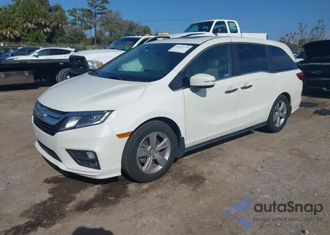 2019 Honda Odyssey Ex-L from USA, damaged, VIN 5FNRL6H79KB010615